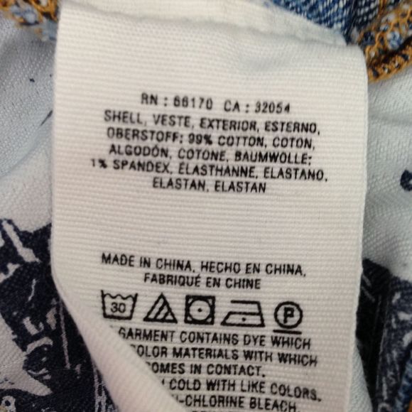 Pilcro and the Letterpress Women's Floral Embroidered Denim Blue Jean Sh… - Picture 6 of 8